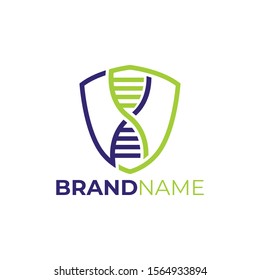 Logo Genetic Icon Element Template Design Vector