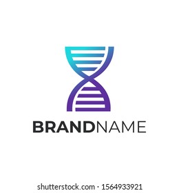Logo Genetic Icon Element Template Design Vector