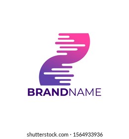 Logo Genetic Icon Element Template Design Vector