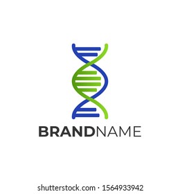 Logo Genetic Icon Element Template Design Vector