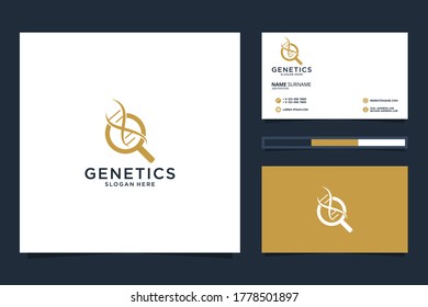 Logo Genetic Icon Element Template Design Logos
