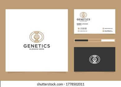 Logo Genetic Icon Element Template Design Logos