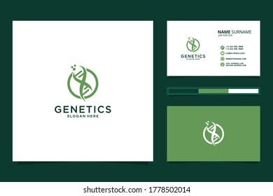 Logo Genetic Icon Element Template Design Logos