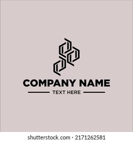 logo geometric illustration line art vector design