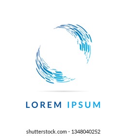 Logo geometric lines design. Modern abstract icon for your company