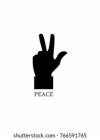 Logo gesture peace