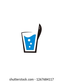 logo for glass & knife