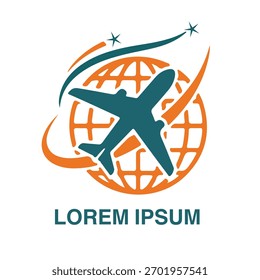 Logotipo de una empresa global de importación y exportación