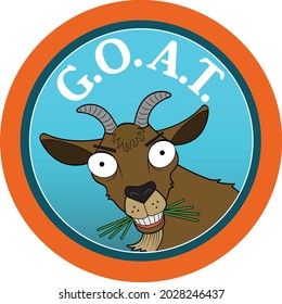 Ein Logo der Ziege.
