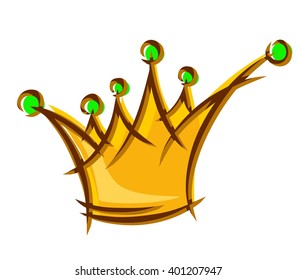 Logo of gold crown.