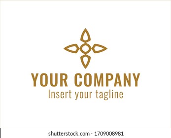 logotipo, oro, diseño, dorado, vectorial y abstracto para uso comercial. Diseñamos diseños atractivos para satisfacer las necesidades de los clientes