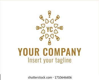 logo, gold, design, golden, vector and abstract for commercial use. We make attractive Pattern designs to meet customer needs