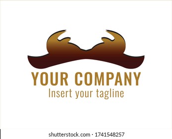 logotipo, oro, diseño, dorado, vector y abstracto para uso comercial. Hacemos diseños atractivos de patrones para satisfacer las necesidades de los clientes