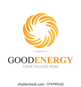 Logo Good Energy Icon Element Template Design Logos