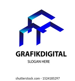 LOGO GRAFIK DIGITAL VEKTOR ART