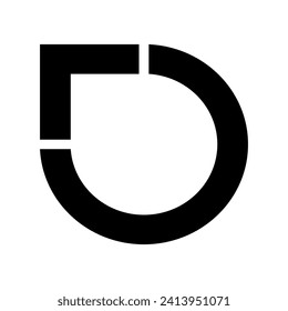 Logo Gram Latter O Monogram Vector