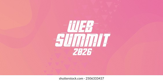 logo graphic design of annual event summit and title made for Technology and Web - annual convention for web