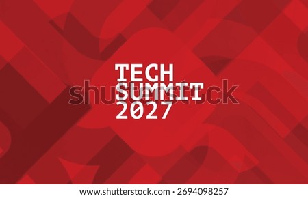 logo graphic design of annual event summit and title made for Technology theme - annual convention for tech