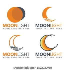 Logo graphic of Moonlight perfect for icon, symbol, etc
