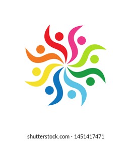logo graphic vector people community social communication