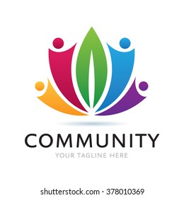 Logo Green Community Icon Element Template Design Logos