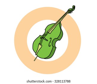 Logo green contrabass