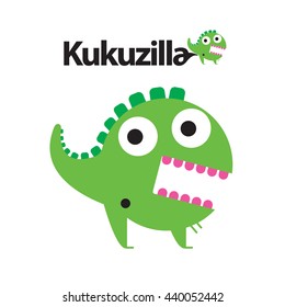 Logo green dinosaur.