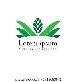 Logotipo para la conservación ambiental verde