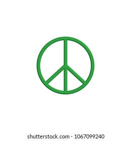 logo green peace vector template