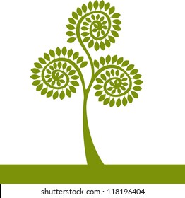 logo green tree