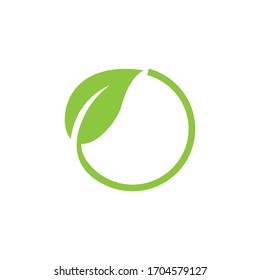 Logo of green Tree leaf ecology nature element vector