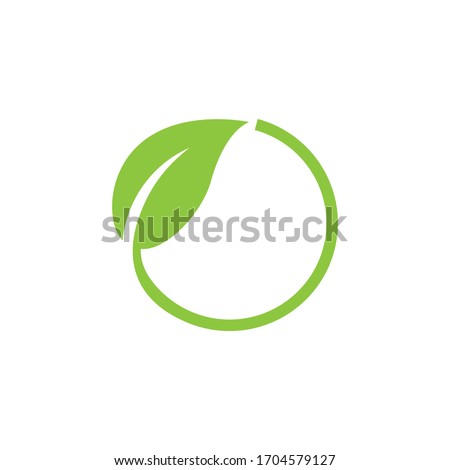 Logo of green Tree leaf ecology nature element vector