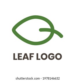 Logo of green Tree leaf nature element vector
