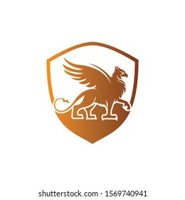 Logo Griffin Security business vector 