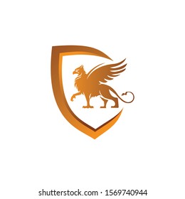 Logo Griffin Security business vector 