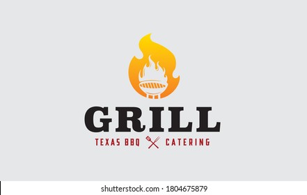 logo for grill meat restaurant