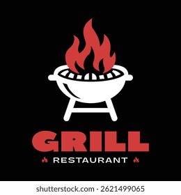 Ein Logo des Grillrestaurants