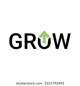 logo for growth Eco nature leaf circle logo icon vector
