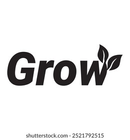 logo para el crecimiento Eco naturaleza hoja círculo logo icono Vector
