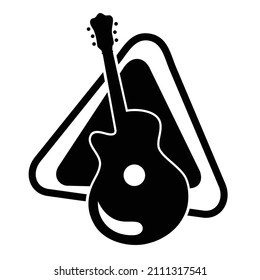 logo of a guitar musical instrument