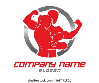 Gym Logo Girl Images Stock Photos Vectors Shutterstock