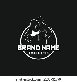 Logo Gym - Male And Female Fitness Logo Design