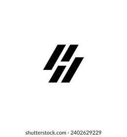 Logo h initial h company digital brokers corporate