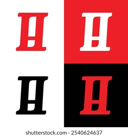 Logotipo H letra + ! (signo de exclamación)