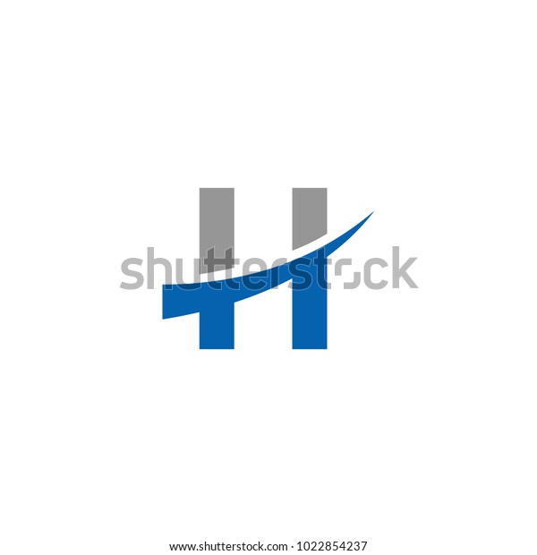 Logo H Letter Vector Graphic Shape Stock Vector (royalty Free 