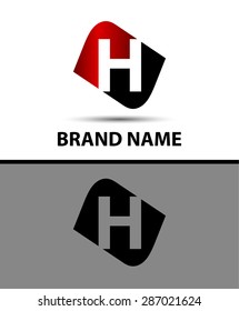 Logo h letter Vector illustration
