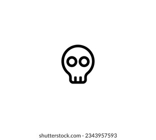 Logo Halloween Skull Vector Free 