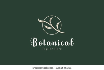 logo with hand draw style. with the main object being a plant flower theme that prioritizes beauty and has a classic or simple nuance.