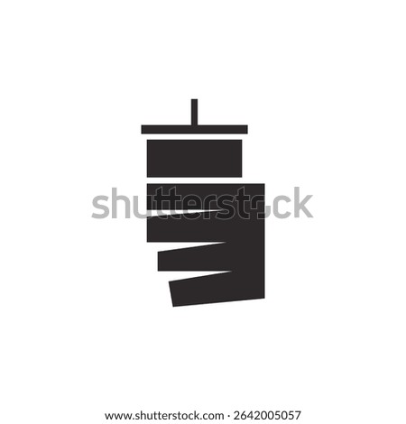 Logo hand hold cup drink hot coffee isolated