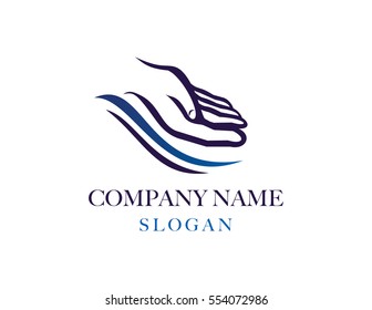 Logo Hands Stock Vector (Royalty Free) 554072986 | Shutterstock